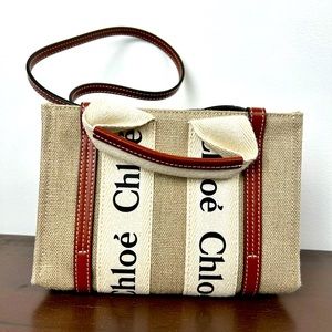 Chloe mini woody tote